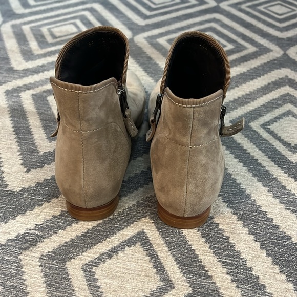 Bernardo “Frankie” Suede Leather Ankle Boots - Picture 5 of 6